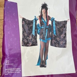 Tokyo Pop Geisha costume. Ninja princess. Teen 3-5.